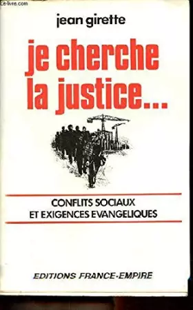 Couverture du produit · Je cherche la justice…