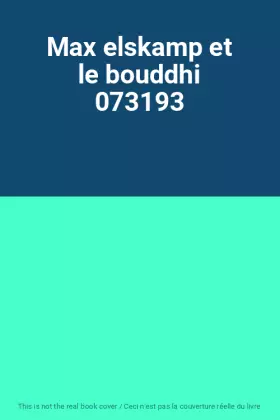 Couverture du produit · Max elskamp et le bouddhi 073193