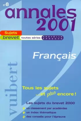 Couverture du produit · Français : toutes séries