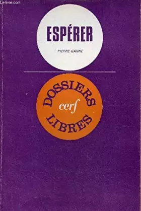 Couverture du produit · Dossiers libres. Espérer