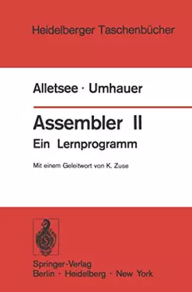 Couverture du produit · Assembler 2: Ein Lernprogramm