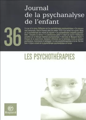 Couverture du produit · Jpe n°36 les psychotherapies