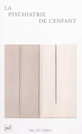Couverture du produit · psychiatrie de l'enfant 2011, vol. 54 (2)
