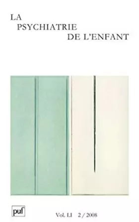 Couverture du produit · psychiatrie de l'enfant 2008, vol. 51 (2): L'empathie