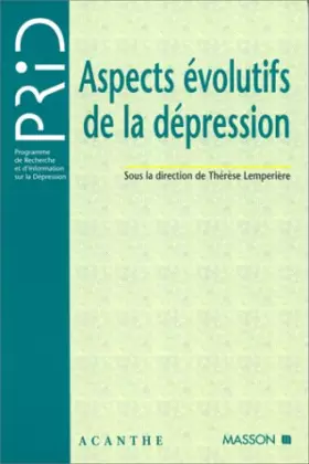 Couverture du produit · Aspects évolutifs de la dépression