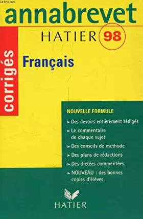 Couverture du produit · Français
