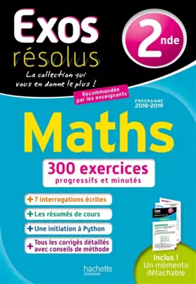 Couverture du produit · Exos Résolus Maths 2nde