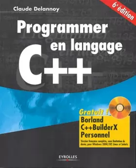 Couverture du produit · Programmer en langage C++ (1Cédérom)
