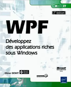 Couverture du produit · WPF - Développez des applications riches sous Windows [2ième édition]