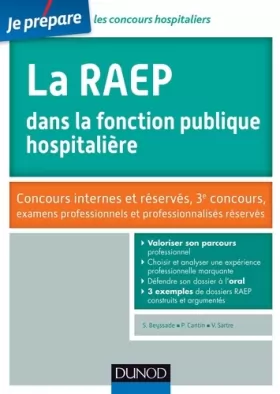 Couverture du produit · La RAEP dans la fonction publique hospitalière - Concours internes et réservés: Concours internes et réservés, 3e concours, exa