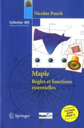 Couverture du produit · Maple Règles et fonctions essentielles
