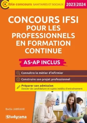 Couverture du produit · Concours IFSI pour les professionnels en formation continue – Tout-en-un (Concours 2022-2023)