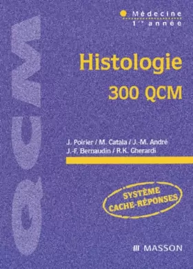 Couverture du produit · Histologie, 300 QCM