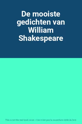 Couverture du produit · De mooiste gedichten van William Shakespeare