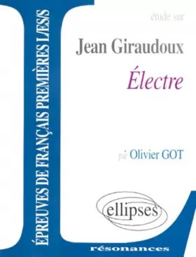 Couverture du produit · Étude sur Jean Giraudou Électre