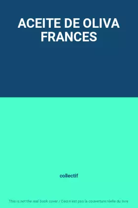 Couverture du produit · ACEITE DE OLIVA FRANCES