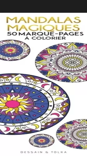 Couverture du produit · Mandalas magiques - 50 marque-pages à colorier