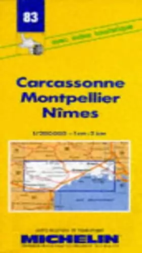 Couverture du produit · Carte routière : Carcassonne - Montpellier - Nîmes, 83, 1/200000