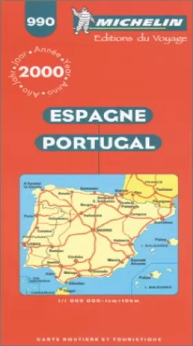 Couverture du produit · Espagne et Portugal. Carte n° 990, 1 cm  10 kms