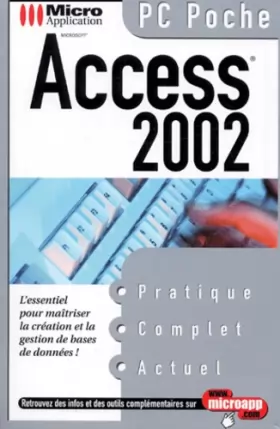 Couverture du produit · Access 2002