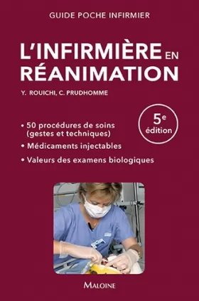 Couverture du produit · L'infirmière en réanimation, 5e éd.