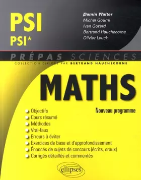 Couverture du produit · Maths PSI/PSI* Programme 2014