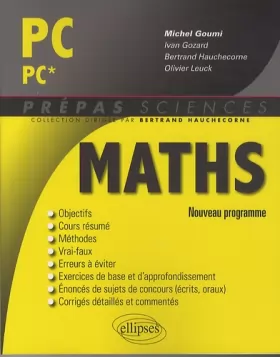 Couverture du produit · Maths PC/PC* Programme 2014