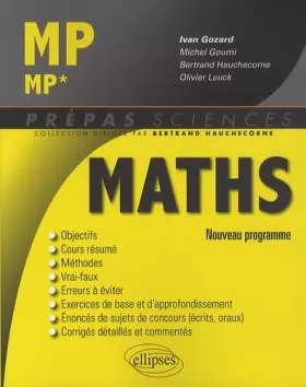 Couverture du produit · Maths MP/MP* Programme 2014
