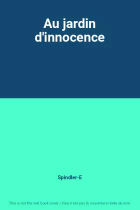 Couverture du produit · Au jardin d'innocence