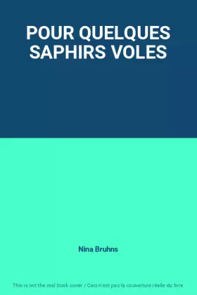 Couverture du produit · POUR QUELQUES SAPHIRS VOLES