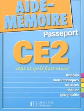 Couverture du produit · Aide-Mémoire Passeport : CE2 - 8-9 ans