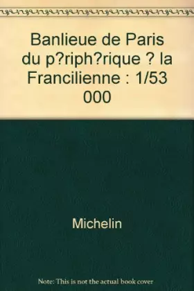 Couverture du produit · CARTE ZOOM 101 GRANDE BANLIEUE DE PARIS 2006