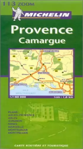 Couverture du produit · Carte routière : Provence - Montpellier, Montélimar, Avignon, Marseille, N°11113
