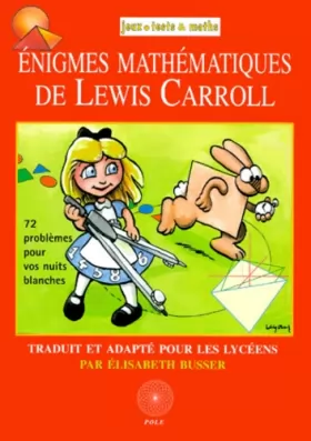 Couverture du produit · Les Énigmes mathématiques Lewis Carroll