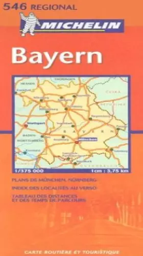 Couverture du produit · Carte routière : Bayern, N° 11546 (en allemand)