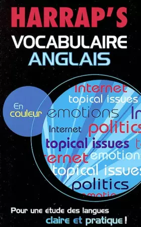 Couverture du produit · Harrap's : Vocabulaire anglais
