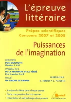 Couverture du produit · Puissances de l'imagination, L'épreuve Littéraire 2007/2008