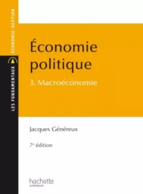 Couverture du produit · Économie politique - Tome 3 - Macroéconomie