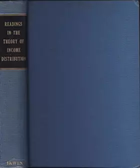Couverture du produit · Readings in the Theory of Income Distribution