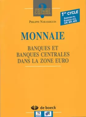 Couverture du produit · Monnaie : Banques et banques centrales dans la zone euro