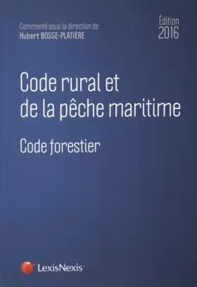 Couverture du produit · Code rural et de la pêche maritime