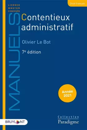 Couverture du produit · Contentieux administratif