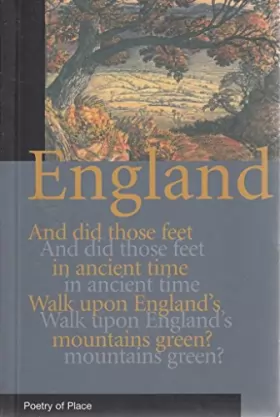 Couverture du produit · England: A Collection of the Poetry of Place