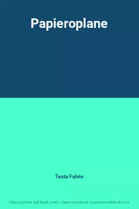 Couverture du produit · Papieroplane