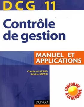 Couverture du produit · Contrôle de gestion DCG11 : Manuel et applications