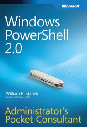Couverture du produit · Windows PowerShell(TM) 2.0 Administrator's Pocket Consultant