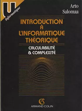 Couverture du produit · Introduction à l'informatique théorique