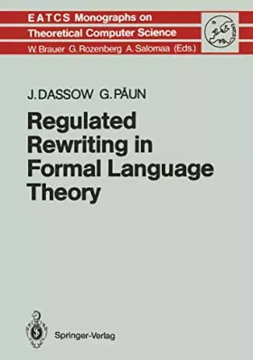 Couverture du produit · Regulated Rewriting in Formal Language Theory