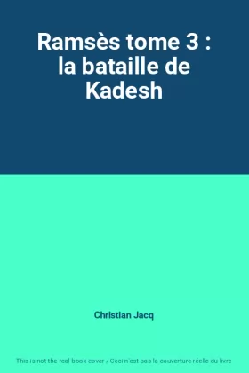 Couverture du produit · Ramsès tome 3 : la bataille de Kadesh