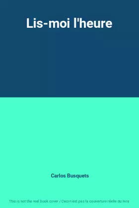 Couverture du produit · Lis-moi l'heure